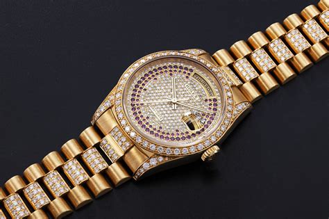 rolex day date 2 gold diamond|rolex day date diamond price.